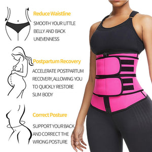 Neoprene Sauna Waist Trainer Girdle Body Shaper Corset Sweat Slimming Belt for Women Weight Loss Compression Trimmer Fitness - 31205 Find Epic Store