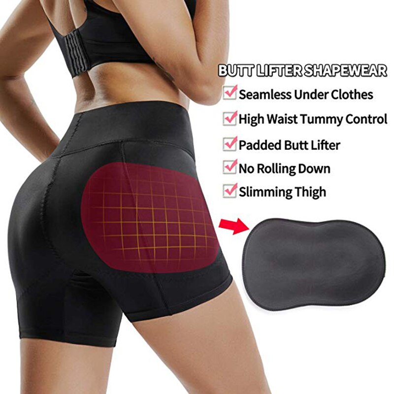 High Waist Butt Lifter Padded Shapewear Hip Pads Push Up Booty Enhancer Tummy Control Panties Buttocks Lift Women Body Shaper - 31205 Find Epic Store