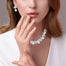Wedding Jewelry Set with Heart Crystals and Pearls - 100007324 Find Epic Store