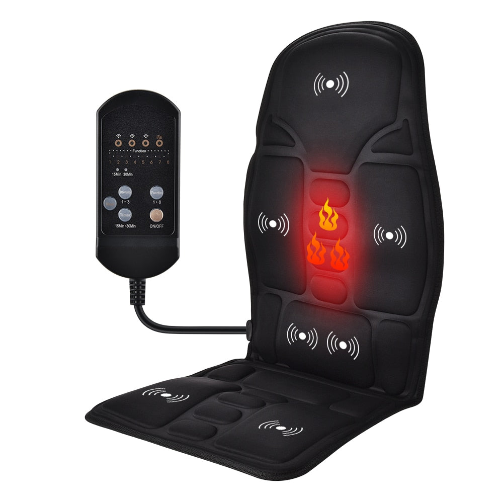 Electric Massage Car Cushion Massage Chair Mat Portable Massager Cushion Home Infrared Heating Back Vibrator Massage Pads - 201221711 Find Epic Store