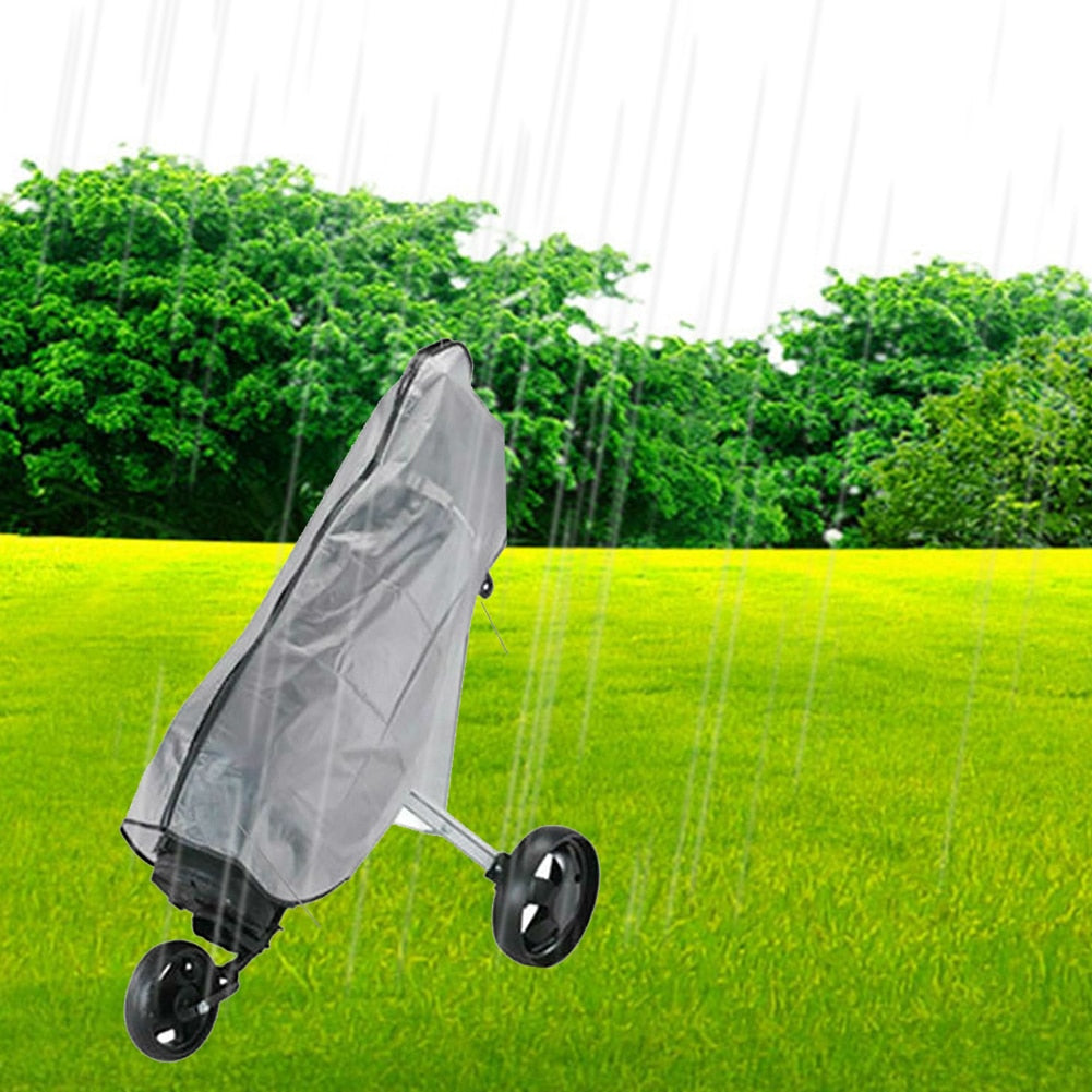 Antistatic Golf Rain Cover Shield Transparent Waterproof Dustproof Zipper Supplies Rod Protector Accessories PVC Bag Rainproof - 0 Find Epic Store
