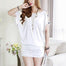 Strapless Solid Color Slim Loose Hip Mini Dress - 200000347 Find Epic Store