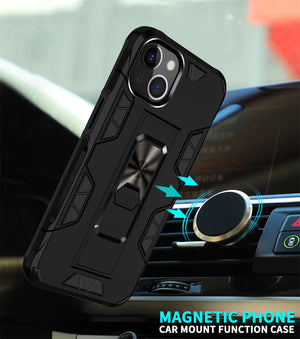 For Apple iPhone 13, iPhone 13 Pro Max Case Magnetic Car Mount Case Military Protective Kickstand Phone Covers for iPhone 13 Mini - Find Epic Store
