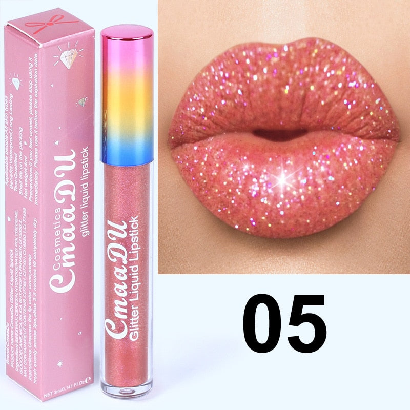 New Shiny Diamond Waterproof Liquid Lipstick - 200001142 05 / United States Find Epic Store