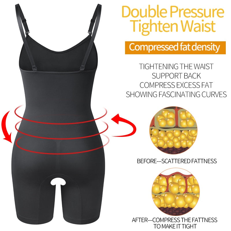 Bodysuit Shapewear Women Full Body Shaper Tummy Control Slimming Sheath Butt Lifter Push Up Thigh Slimmer Abdomen Shapers Corset - 31205 Find Epic Store
