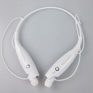 Wireless Neckband Earphones with Microphone Bluetooth 4.0 In-Ear Earphones Earbud - 63705 White Find Epic Store