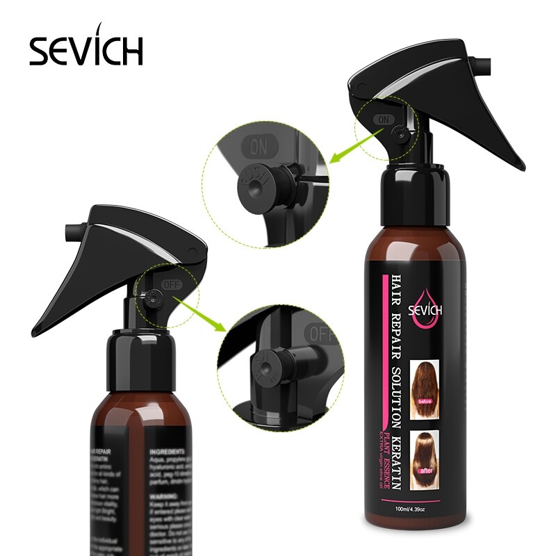 Sevich 100ml Amino Acid Hair Care Spray Smooth for Hair Damaged Repair Hair Scalp Care Hair Products Essentials Spray - 200001171 Find Epic Store