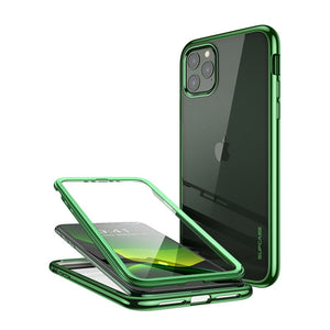 For iPhone 11 Pro Case 5.8" (2019) UB Electro Metallic Electroplated + TPU Full-Body Cover with Built-in Screen Protector - 380230 Green / United States Find Epic Store