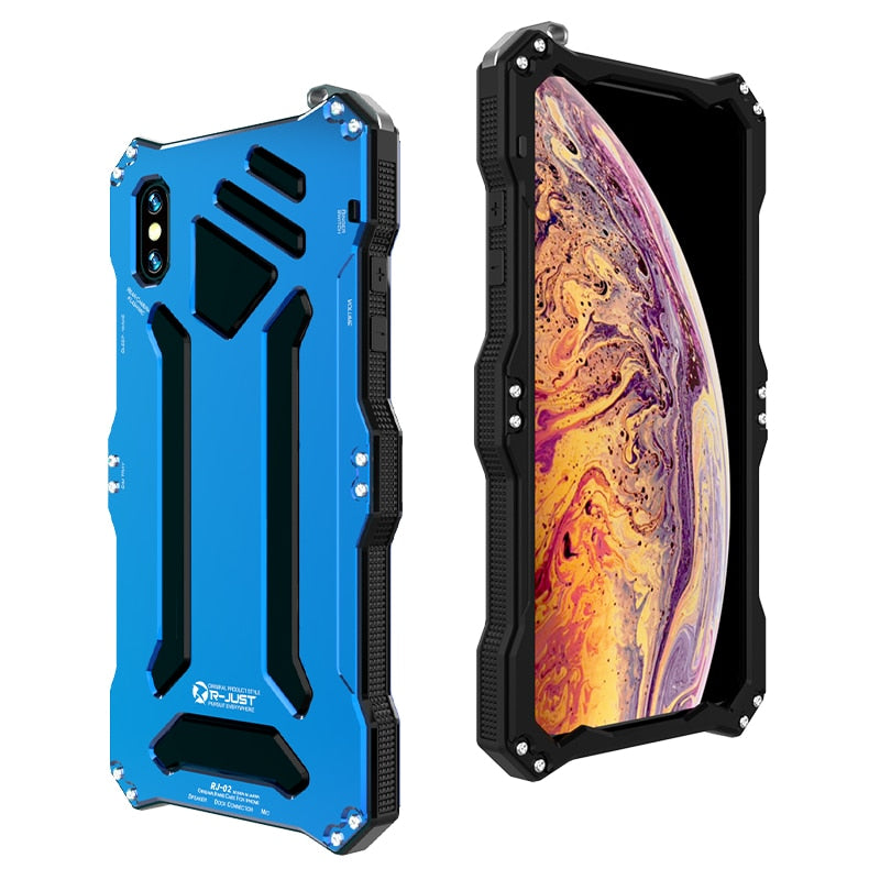 Metal Aluminum Alloy Silicone Dual Layer Protective Heavy Duty Phone Case For iPhone XS Max XR X 6 6S 7 8 Plus 5 5S 5C SE Cover - 380230 Find Epic Store