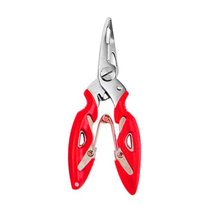 ZK20 Plier Scissor Braid Line Lure Cutter Hook Remover Fishing Tackle Tool Cutting Fish Use Tongs Multifunction Scissors - 200075142 red / United States Find Epic Store