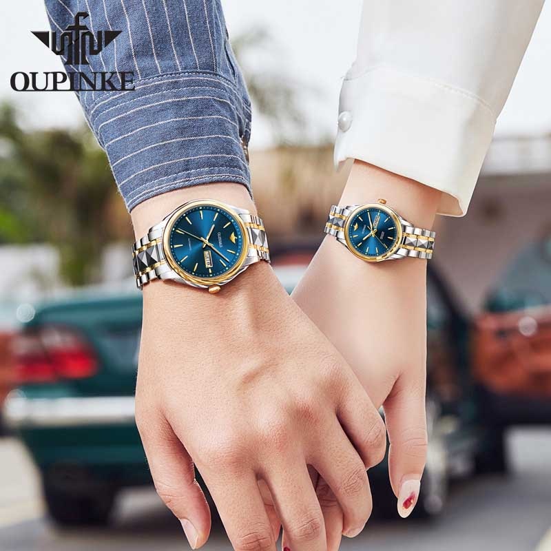 Couple Luxury Automatic Steel Waterproof Watches - 200362143 Find Epic Store