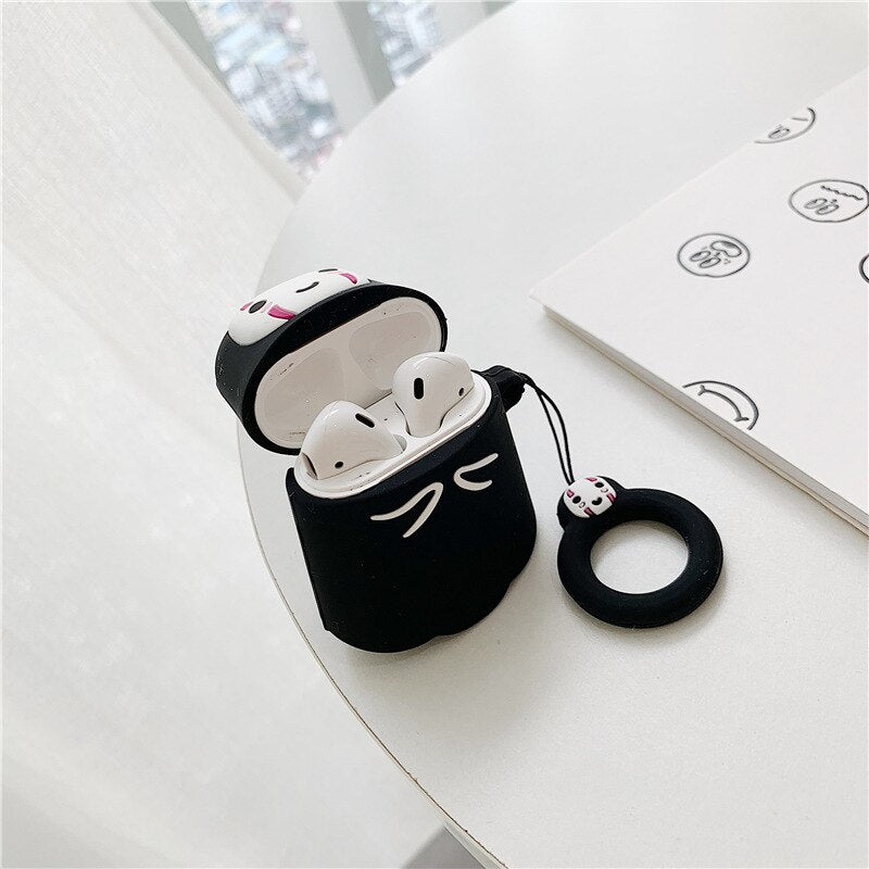 Silicone Case for AirPods 2/1 Cover Cute Faceless man Anime Earphone Accessories Protector for Apple AirPods Cases - 200001619 Find Epic Store