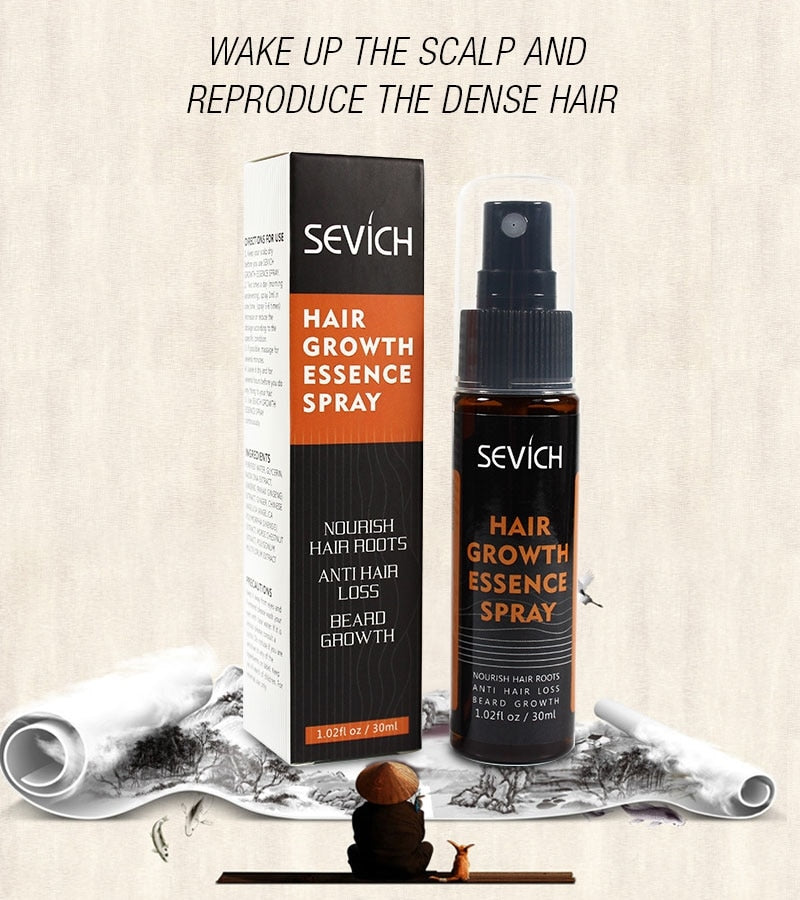 Sevich Hair Fast Growth Essence Oil For Hair Loss Treatment Hair Growth Aid Hair Care Product Natural Organic Spray 1 pcs 30ml - 200001174 Find Epic Store