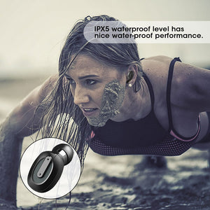 Mini Bluetooth 5.0 Monaural Earphone Mini Wireless Earbud Stereo Earphone IPX5 Waterproof Earbud for Xiaomi iPhone IOS Android - 63705 Find Epic Store