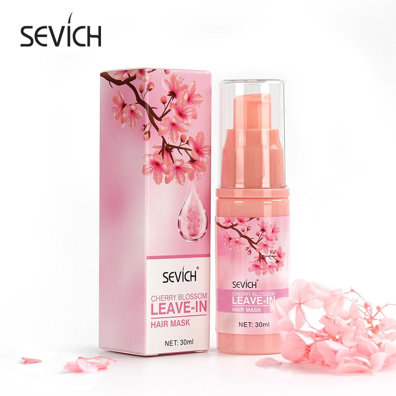 Sevich 30ml Smoothest Cherry Blossom Leave-in Hair Mask Amino acid Hair Care Mask Help Repair Damaged Hair Nourishing Hair Mask - 200001171 United States / 30ml Find Epic Store
