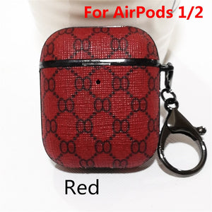 Cover for Airpods Pro 2 1 Luxury Airpod Earphone Protector Designer Air Pod Case Accessories with Keychain for Airpodspro Cases - 200001619 United States / 1-2 Red Find Epic Store