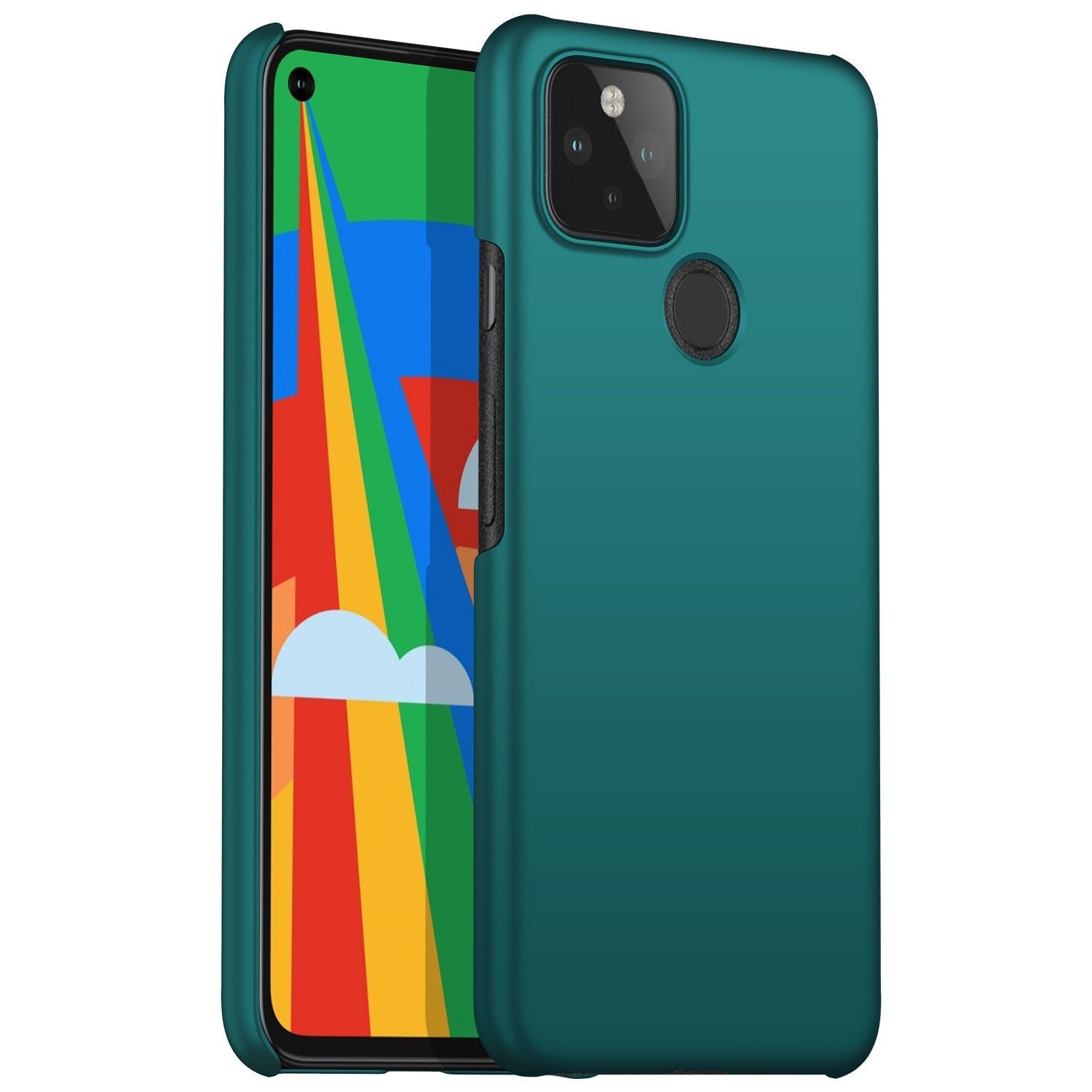 For Google Pixel 4 5 Pixel 4 5 XL 4A Case, Ultra-Thin Minimalist Slim Protective Phone Case PC Back Cover For Google Pixel 4 5XL - 380230 For Google Pixel 4 / Green phone case / United States Find Epic Store