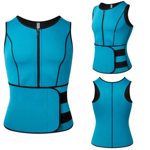 Sauna Sweat Suit for Weight Loss Neoprene Waist Trainer Body Shaper Corset Slimming Belly Sheath Shapewear Women Tummy Trimmer - 0 Blue / S / United States Find Epic Store