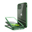 For iPhone 11 Case 6.1 (2019) UB Electro Metallic Electroplated + TPU Full-Body Hybrid Case with Built-in Screen Protector - 380230 Green / United States Find Epic Store