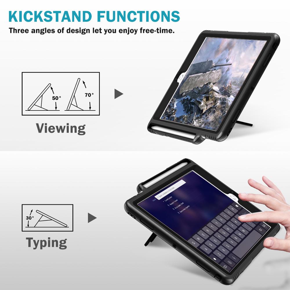 For iPad 10.2 Case, Full Body Protection Case Stand Screen Protector Pencil Holder Case Cover for Apple iPad 10.2 - 200001091 Find Epic Store