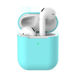 Silicone for airpods 2 generation headset Accessories protector shell anti-fall soft Suitable for Apple airpods 2 Case cover - 200001619 United States / Mint Green Find Epic Store