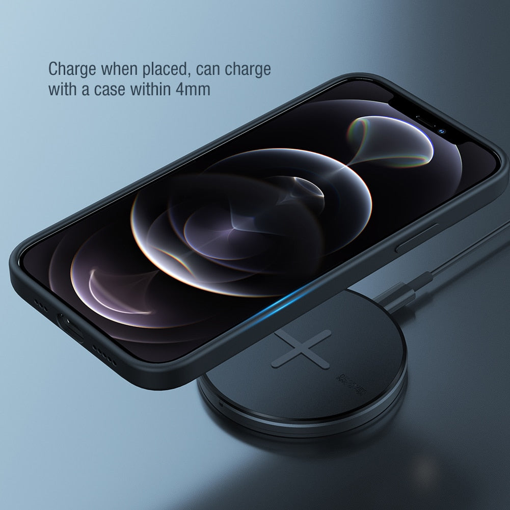 Button Fast Wireless Charging Compatible with for iPhone 11 12 Pro Max Mini For Huawei XiaoMi Samsung S21 Plus Ultra - 410204 Find Epic Store