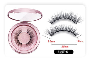 Magnetic False Eyelashes & Magnetic Liquid Eyeliner Set - 200001197 2 pairs-Eva-5 / United States Find Epic Store