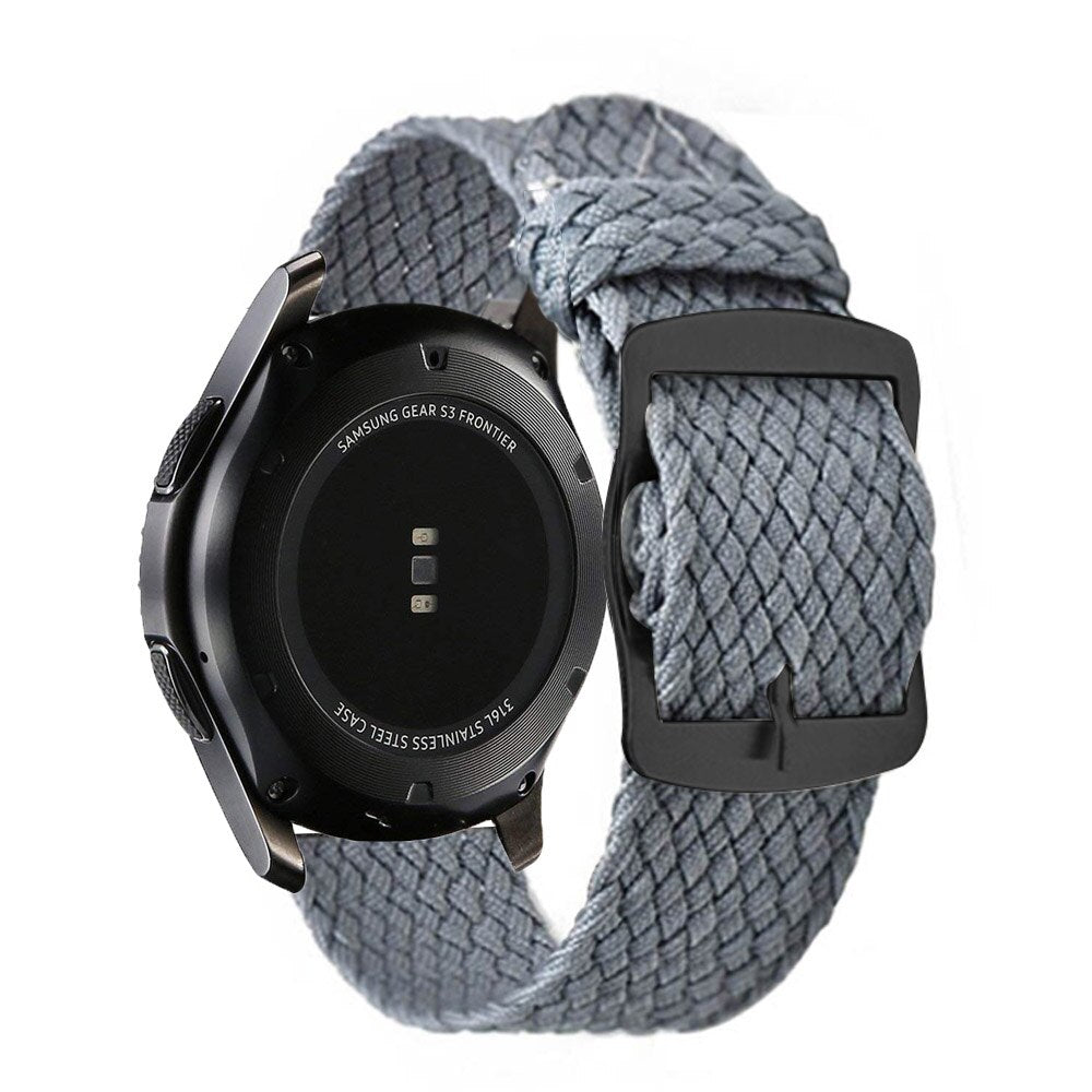 20mm 22mm Nylon Loop Band For Samsung Galaxy Watch 3 41mm 45mm Active2 40mm 44mm Gear S3 Amazfit Breathable Watchband 22mm 20mm - 200000127 United States / Grey / 20mm Find Epic Store