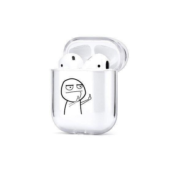 TPU Case For Apple AirPods 2 1 Case Cover Coque Wireless Bluetooth Earphone Transparent Soft Cover For AirPods Funda Capa Cases - 200001619 United States / SKU-04-4 Find Epic Store