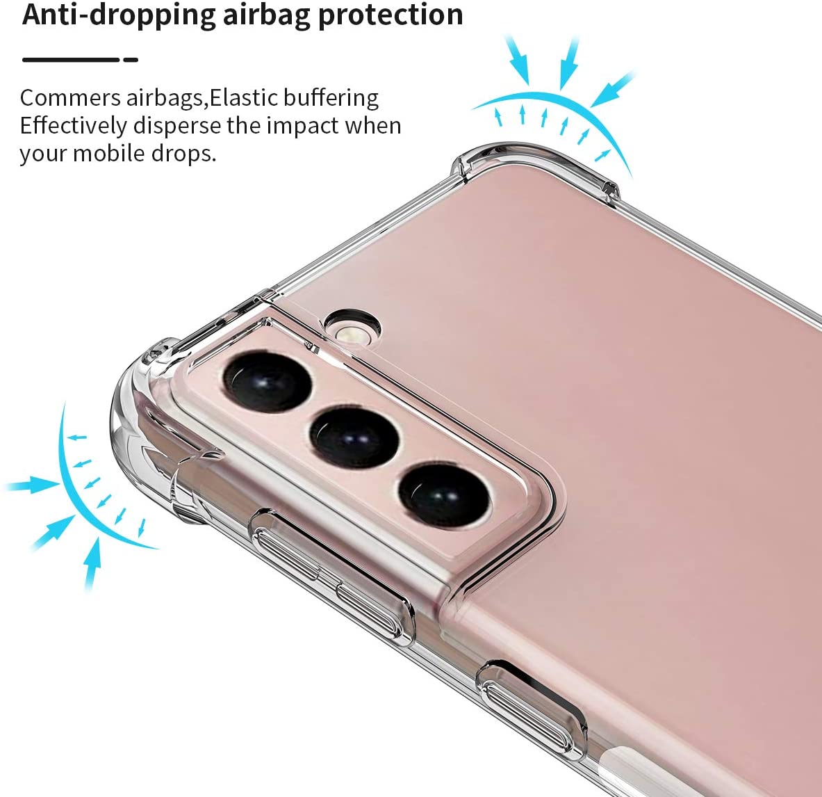 For Samsung Galaxy S21 Ultra/S21/S21+ 5G 2021 Case, Silicone Shockproof Transparent Protective for Galaxy Note 20 Ultra/20 5G - 380230 Find Epic Store