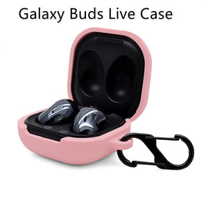 Case for Samsung Buds live/Pro Cover Shell Accessories Earphone Protector Anti-drop Shockproof Soft Silicone for Samsung Galaxy - 200001619 United States / Pink live Find Epic Store
