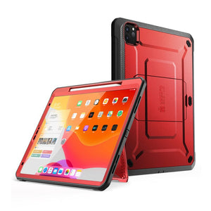 iPad Pro 12.9 Case (2020) Pro Support Apple Pencil Charging with Built-in Screen Protector Full-Body Rugged Cover - 200001091 Red / United States Find Epic Store