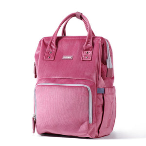 Baby Diaper Bag Backpack Mommy Travel Bag Stroller Organizer - Insulation Pockets, Back Safety Pocket,Stroller D-ring - 100001871 Pink / United States Find Epic Store