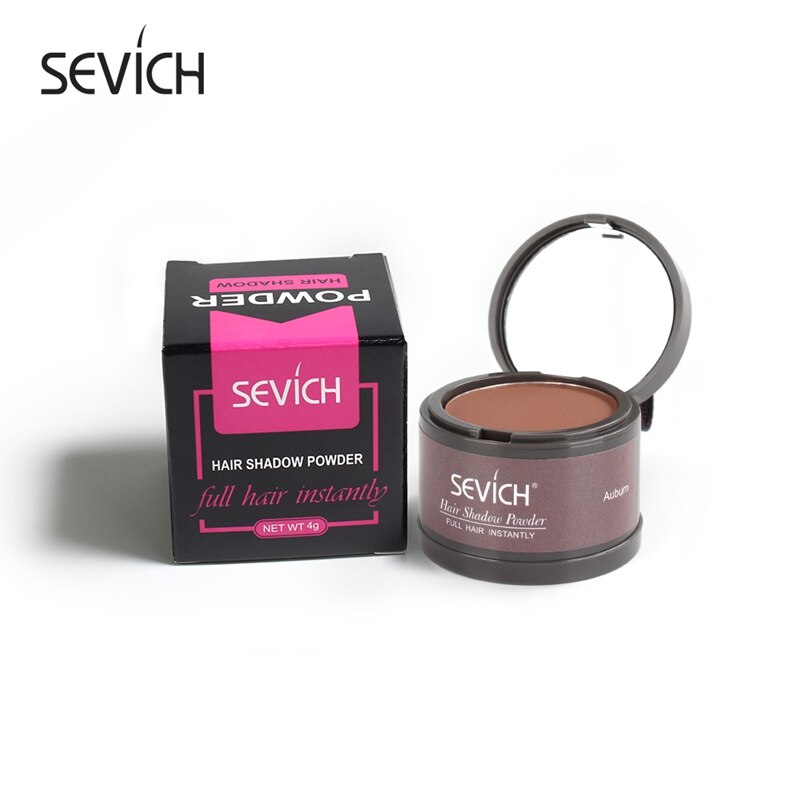Sevich Hair Fluffy Powder water proof hair line powder black brown Instantly Root Cover Up Hair Shadow Powder Unisex 10 color - 200001174 United States / Auburn Find Epic Store