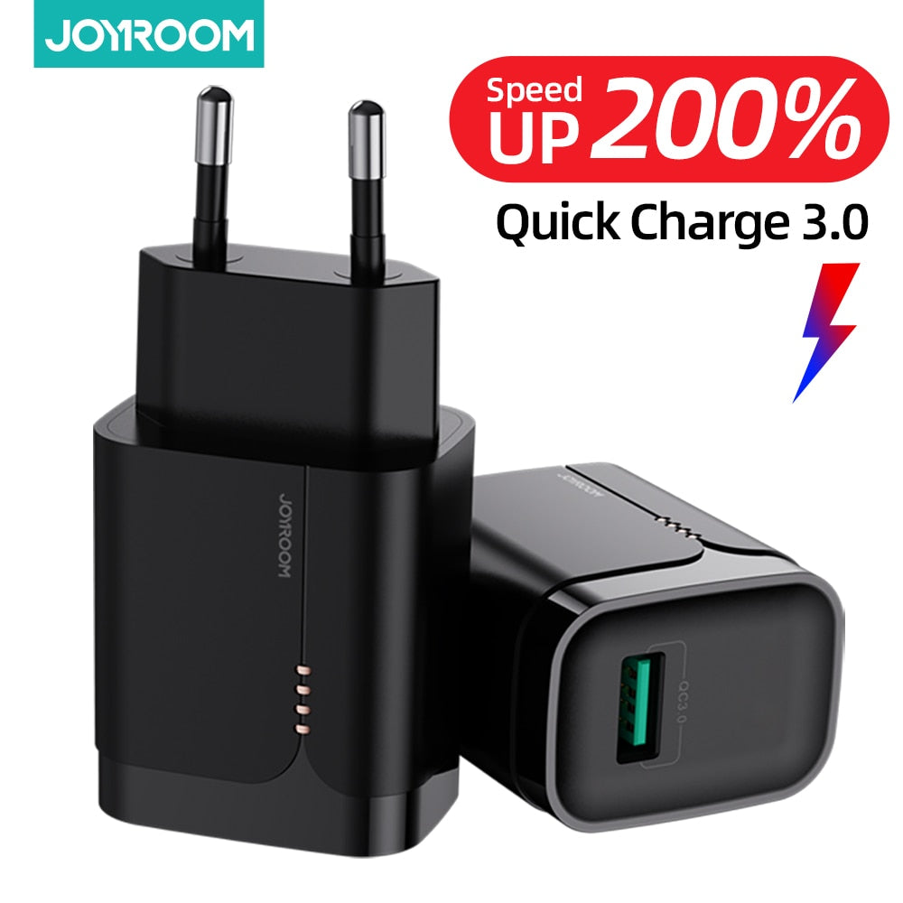 Joyroom Quickly Charger Safe Fast Charger 3.0 USB Charger Tablet EU Plug Adapte Type C Portable Charging For iPhone 12 Pro - 410204 Find Epic Store