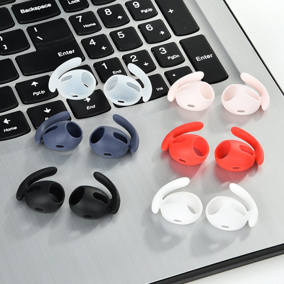 For Air Pods Accessories anti-lost Silicone sleeve Bluetooth headset case ultra-thin non-slip For Apples AirPods Pro Ear caps - 200001619 Find Epic Store