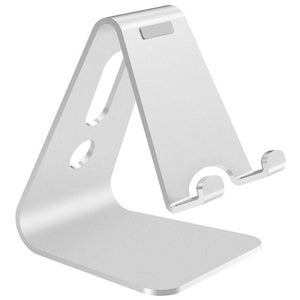 Universal Aluminium Stand Desk Holder For Apple Samsung Xiaomi Mobile Phone Holder For iPhone Metal Tablets Stand For iPad 2020 - 200001378 United States / Silver Find Epic Store