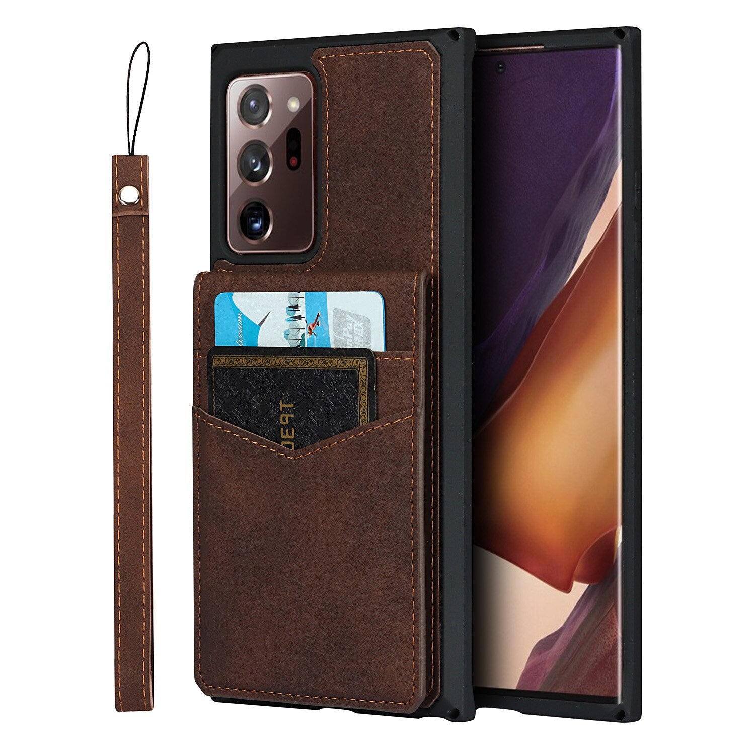 Flip Leather Case for Samsung Galaxy S20 FE A71 A51 A10s S10E S10 Plus A81 Note 20 Ultra Note 10 lite Wallet Cover Cases - 380230 For Samsung S20 FE / Coffee / United States Find Epic Store