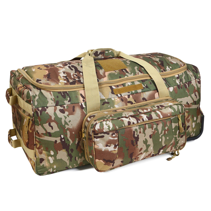 Outdoor Waterproof Deployment Military Suitcase On Wheels - Camouflage Green Find Epic Store
