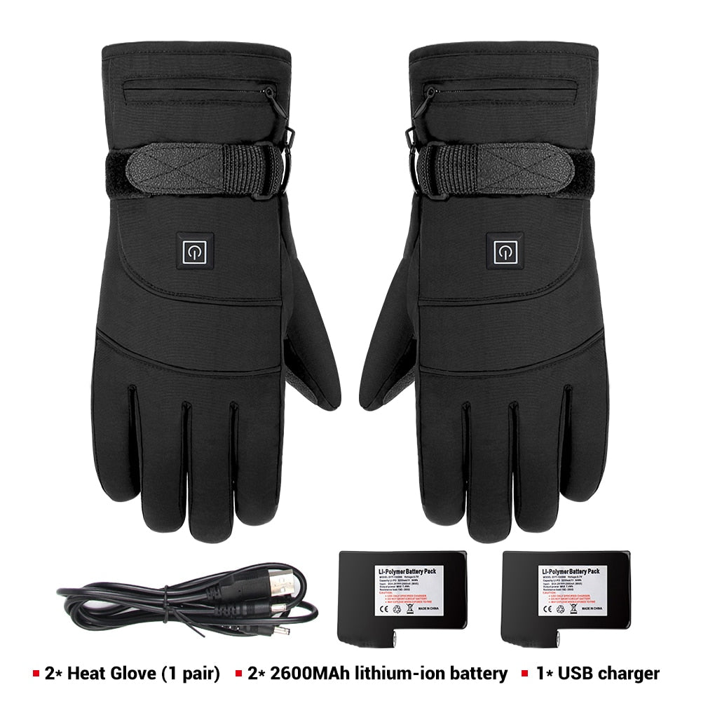 Waterproof + Heated Motorcycle Gloves - A1 With 2pcs Battery Find Epic Store