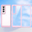 Clear Hard PC Back Case For Samsung Galaxy Z Fold 4 Camera Lens Protective Soft TPU Bumper Transparent Cover For Galaxy Z Fold 4 - 0 For Galaxy Z Fold 4 / Pink / United States Find Epic Store