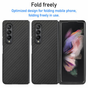 Case For Samsung Galaxy Z Fold 4 Carbon Fiber ,Samsung Galaxy Z Fold 3 Carbon Fiber Matte Slim Light Anti-Drop Case - 0 Find Epic Store