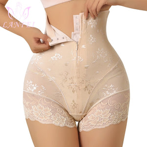 Sexy Lace High Waist Body Shaper Shorts for Tummy Control Shaper Wear Belly Control - 0 apricot / XS Find Epic Store