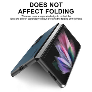 Case For Samsung Galaxy Z Fold 4 Drop Protection Slim Matte Folding Samsung Galaxy Z Fold 3 Non-Fingerprint Slim Phone Bag Cases - 0 Find Epic Store