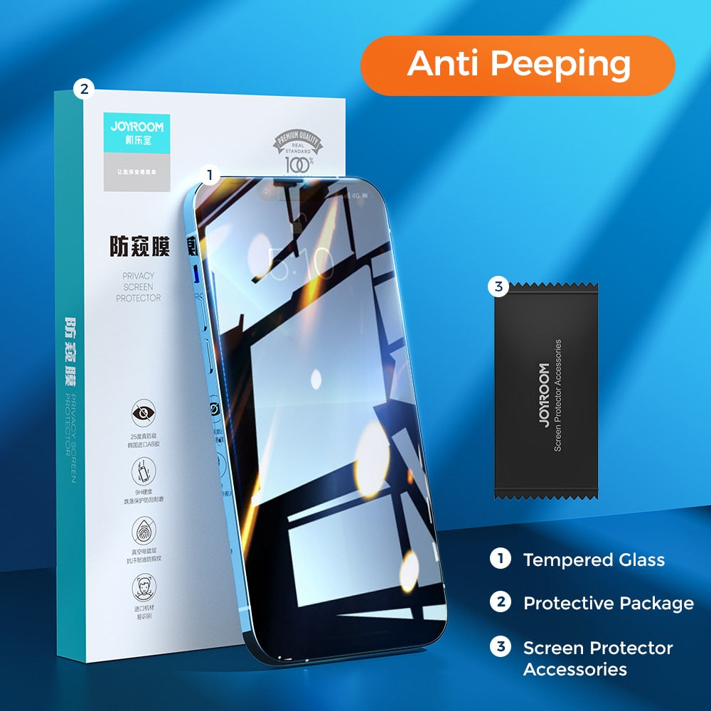 Private Screen Protector For iPhone 14 13 12 Pro Max X XS MAX XR Anti-Spy Tempered Glass For iPhone 13 Pro 12 11 Glass Joyroom - 0 United States / Anti Peeping / for iPhone 13 mini Find Epic Store