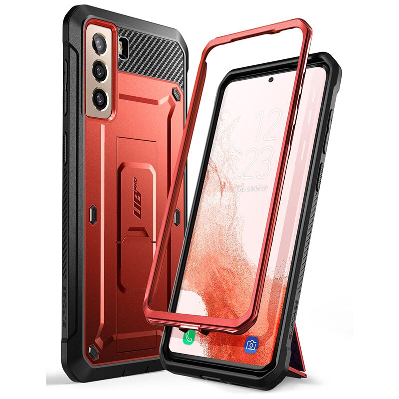 Phone Case For Samsung Galaxy S22 Plus Case (2022 Release) UB Pro Full-Body Holster Cover WITHOUT Built-in Screen Protector - 0 PC + TPU / Ruddy / United States Find Epic Store