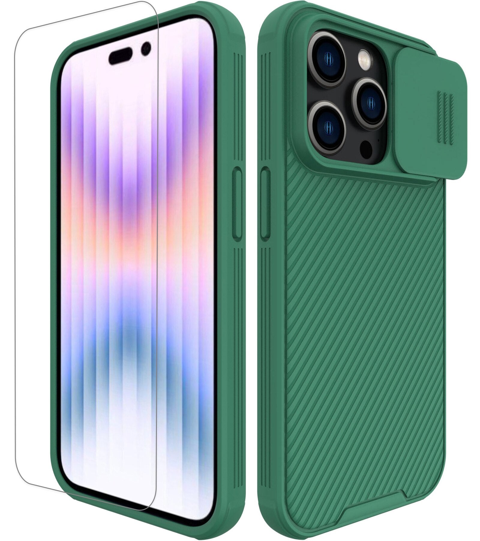 Case for Apple iPhone 14 Pro Max Phone Camera Protection Slide Protect Cover Lens Protection Case for iPhone 14 Max - 0 for iPhone 14 / Green / United States Find Epic Store