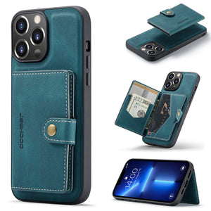 Case For iPhone 14 &amp; 14 Pro Leather With Magnetic Wallet Kickstand Card Holder Designed Cover For iPhone 14 Pro Max(2022) - 0 for iPhone 14 / Blue / United States Find Epic Store