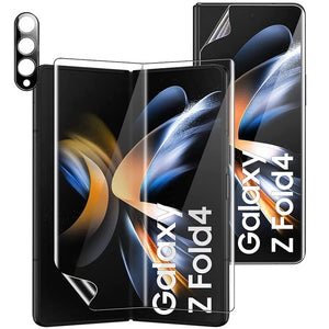 Case for Samsung Galaxy Z Fold Flip 4/3 Screen Protector, Inner+ Front TPU Screen Protector + Tempered Glass Camera Lens Protector - 0 United States / 1 Pack / for Galaxy Z Fold 3 Find Epic Store