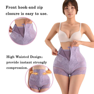 Body Shapewear Tummy Control Panties Lace Body Shaper Shorts High Waist Belly Control Shapewear Shorts - 0 Find Epic Store